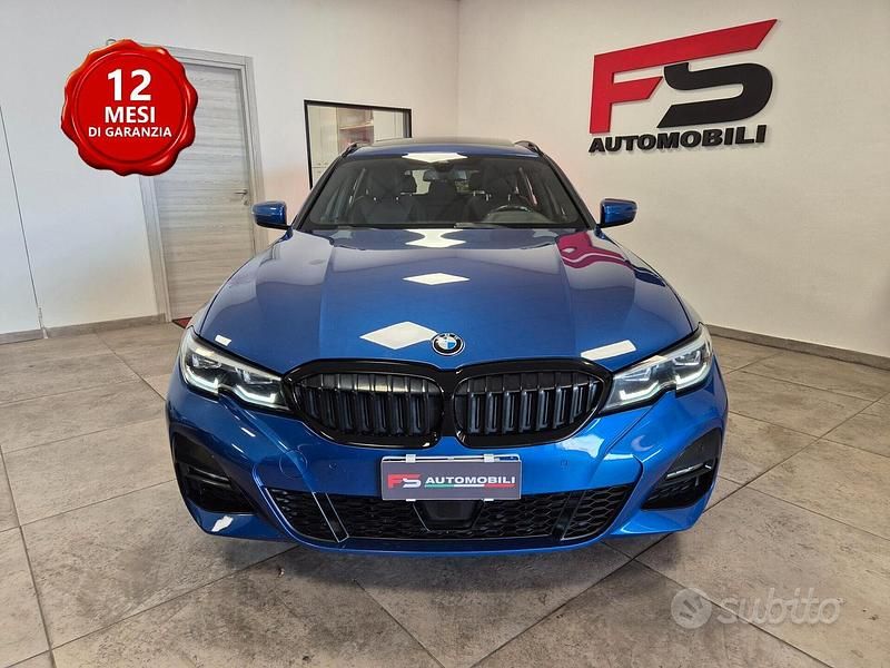 Usata BMW 320e M Sport 190 CV (139 kW) 2021 Blu Station wagon