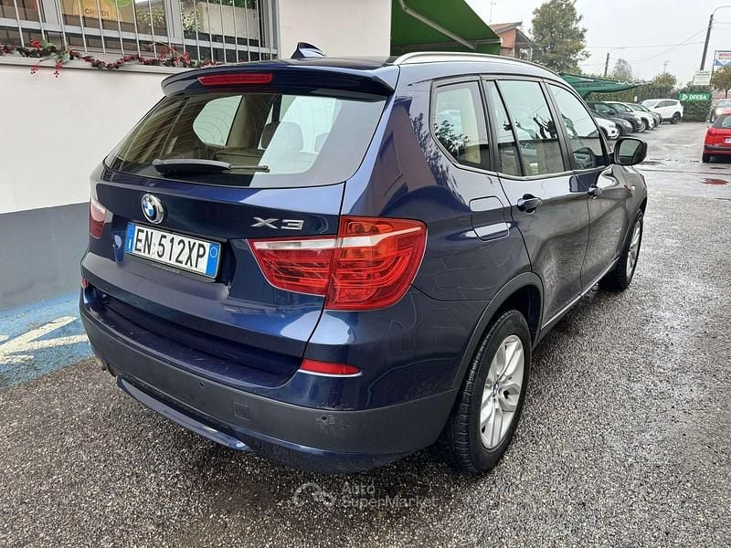 Usata BMW X3 184 CV (135 kW) 2012 Blu/azzurro SUV