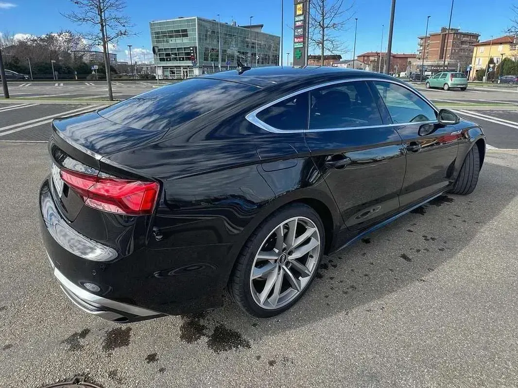 Usata Audi A5 Sportback S-Line 204 CV (150 kW) 2021 Nero Utilitaria