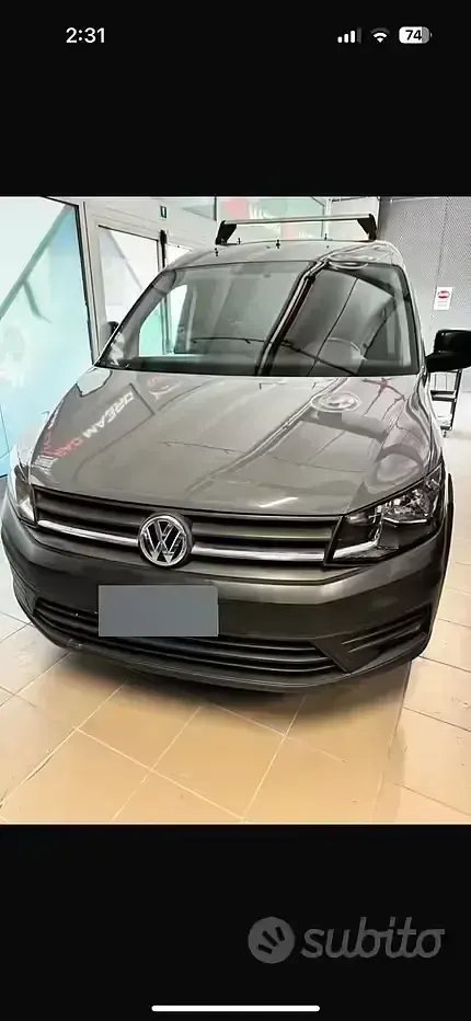 Usata VW Caddy 150 CV (110 kW) 2016 Grigio Monovolume