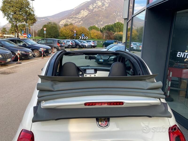 Usata Fiat 500C Abarth 200 CV (147 kW) 2013 Bianco Cabrio