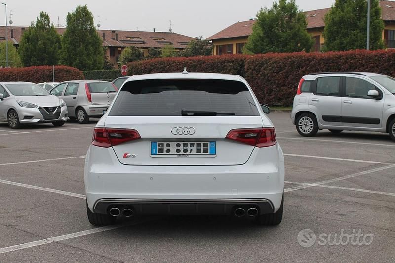 Usata Audi S3 Comfort 300 CV (220 kW) 2013 Bianco Berlina