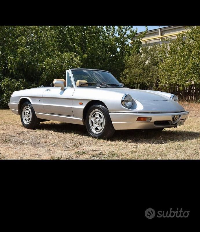 Grigio Usata 1990 Alfa Romeo Spider Cabrio | 18.750 € - Immagine 1/4