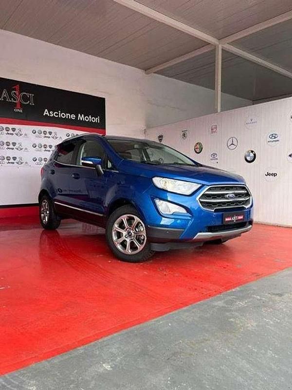 Blu/azzurro(met.) Usata 2019 Ford Ecosport Titanium SUV | 13.500 € (Buon prezzo) - Immagine 1/4