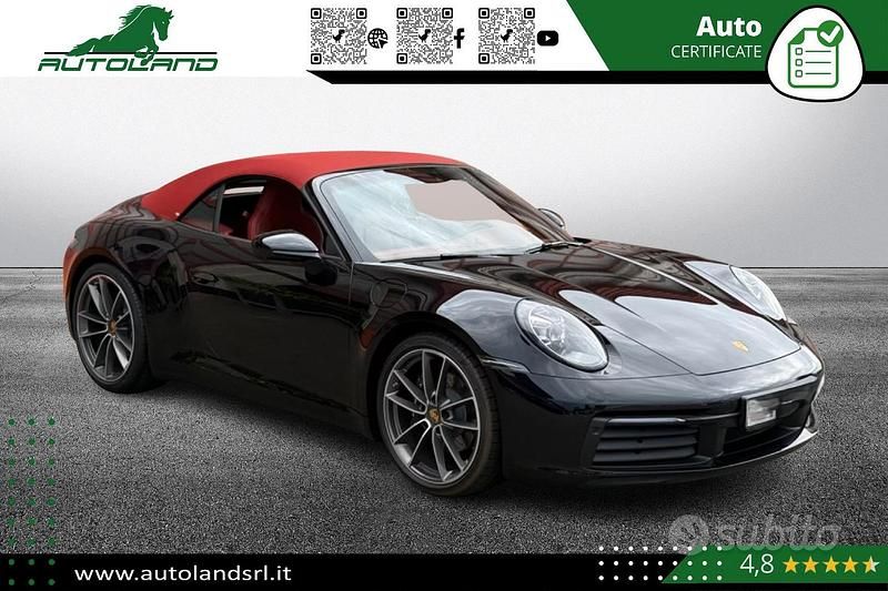 Nuova Porsche 911 Carrera Cabriolet 385 CV (283 kW) 2025 Nero Cabrio