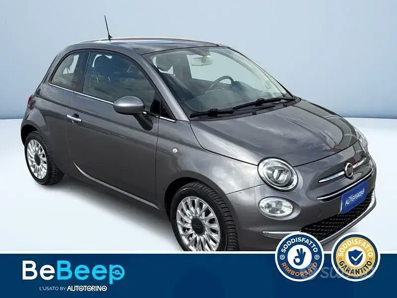 Usata Fiat 500 Lounge 69 CV (50 kW) 2016 Grigio metallizzato Berlina