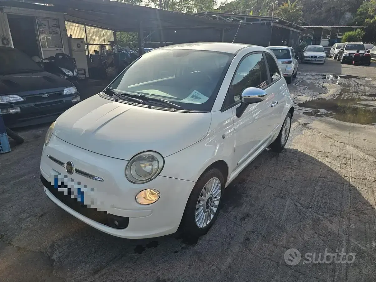 Usata Fiat 500 Pop 75 CV (55 kW) 2007 Bianco Berlina