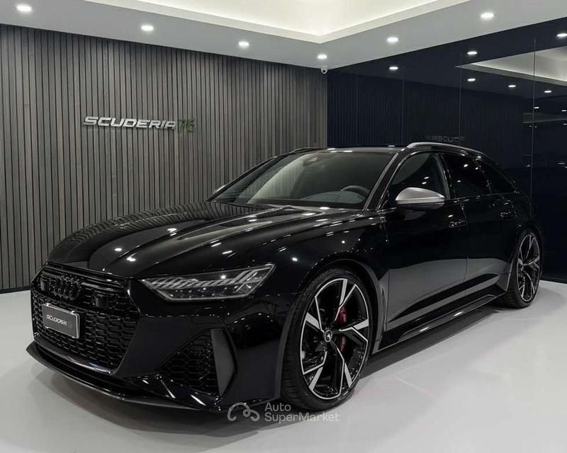 Usata Audi RS6 Ambiente 600 CV (441 kW) 2020 Nero Station wagon