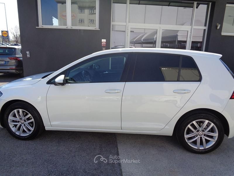 Usata VW Golf VII 116 CV (85 kW) 2018 Bianco Berlina