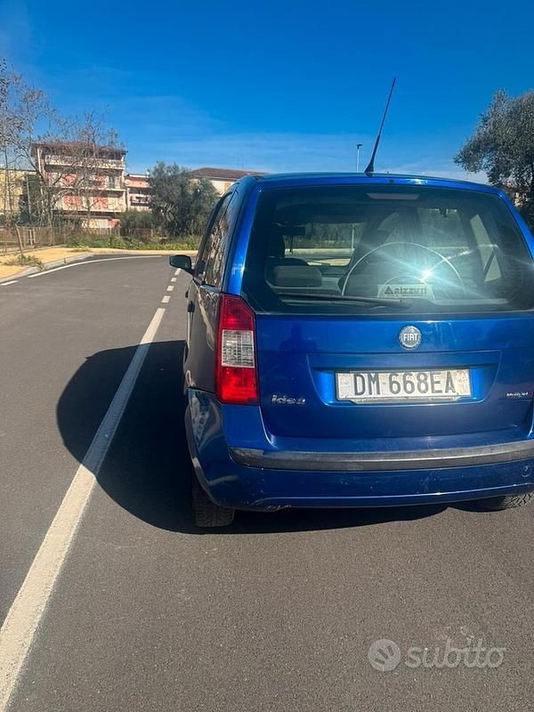 Usata Fiat Idea 75 CV (55 kW) 2008 Blu Monovolume