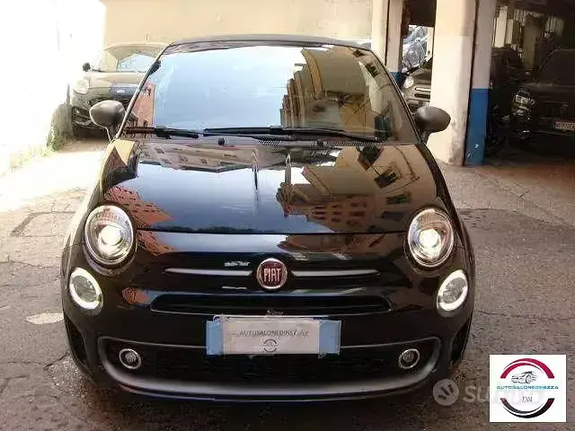 Usata Fiat 500C Sport 69 CV (50 kW) 2019 Nero Cabrio