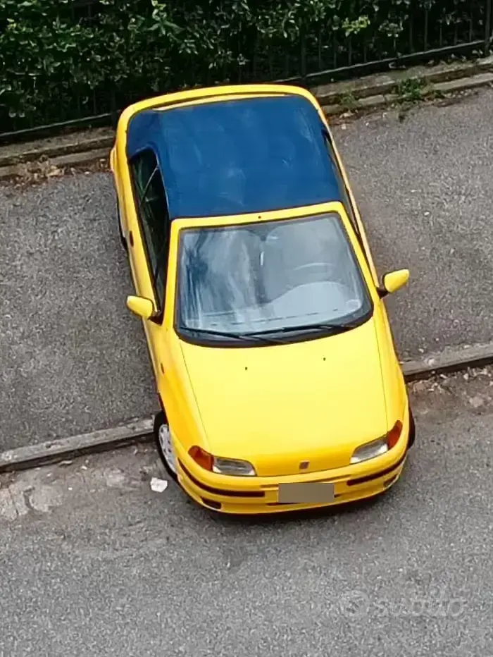 Usata Fiat Punto 60 CV (44 kW) 1999 Giallo Cabrio