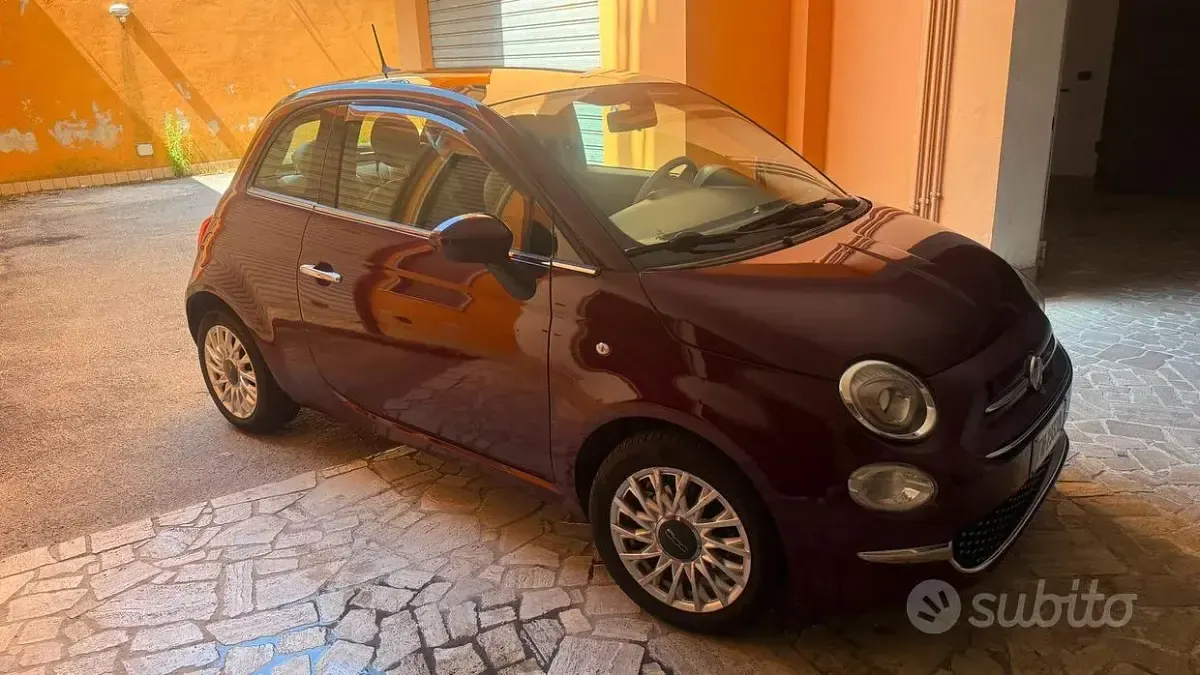 Usata Fiat 500 69 CV (50 kW) 2018 Marrone Berlina