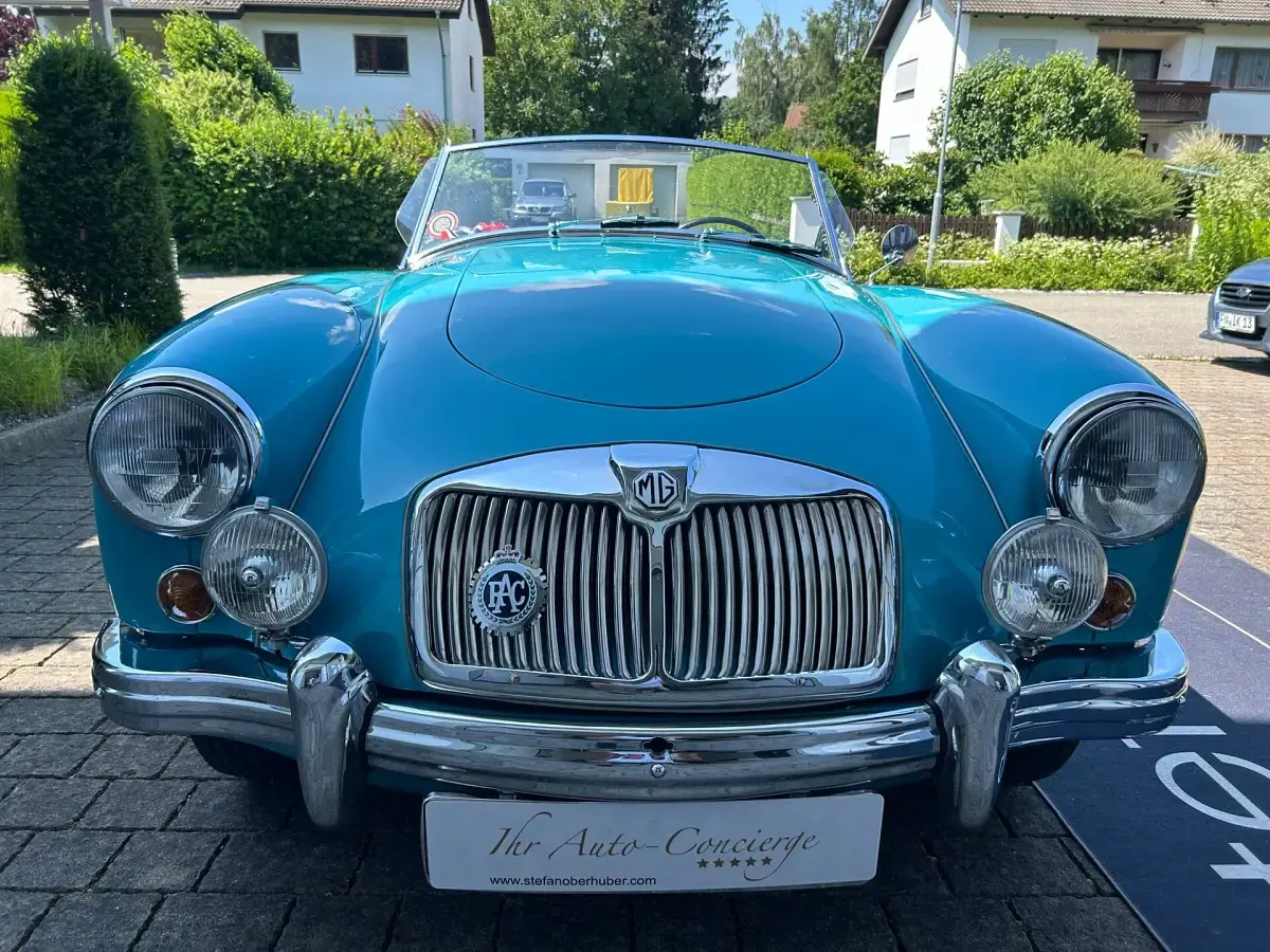Usata MG MGA 72 CV (52 kW) 1959 Blu Cabrio