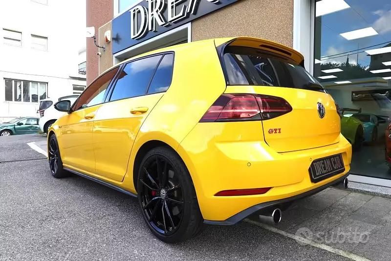 Usata VW Golf VII GTI 245 CV (180 kW) 2018 Giallo Berlina