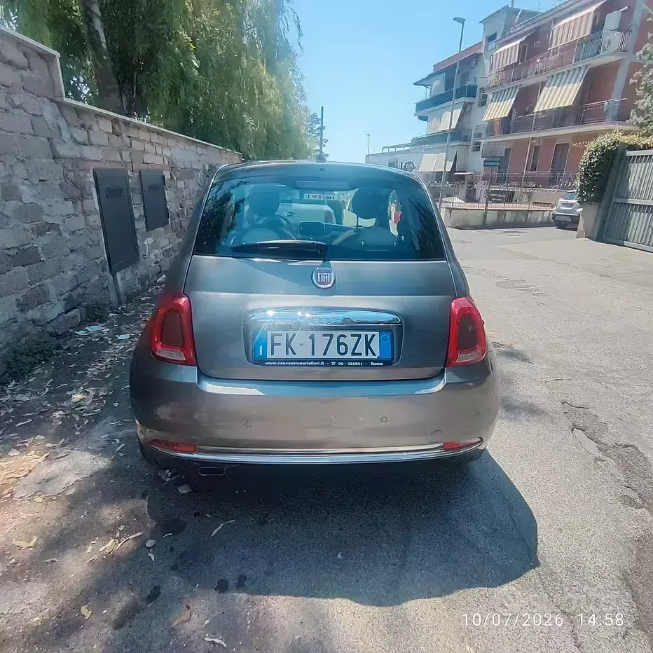 Usata Fiat 500 Lounge 69 CV (50 kW) 2017 Grigio Berlina