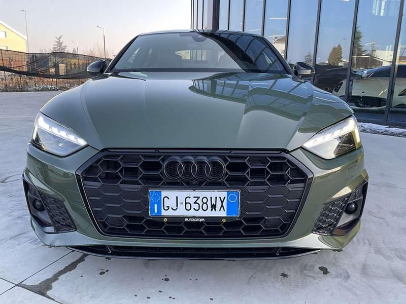 Usata Audi A5 S-Line 190 CV (139 kW) 2020 Verde Berlina