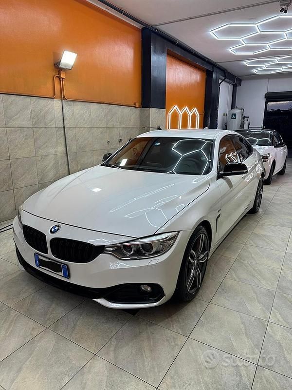 Usata BMW 420 Coupé Sport Line 190 CV (139 kW) 2015 Bianco Coupé