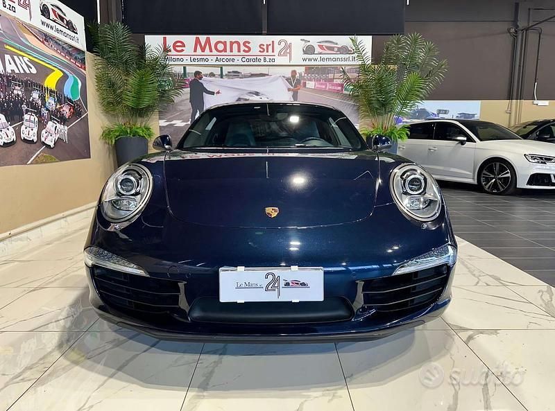 Usata Porsche 911 Carrera 350 CV (257 kW) 2012 Blu Coupé