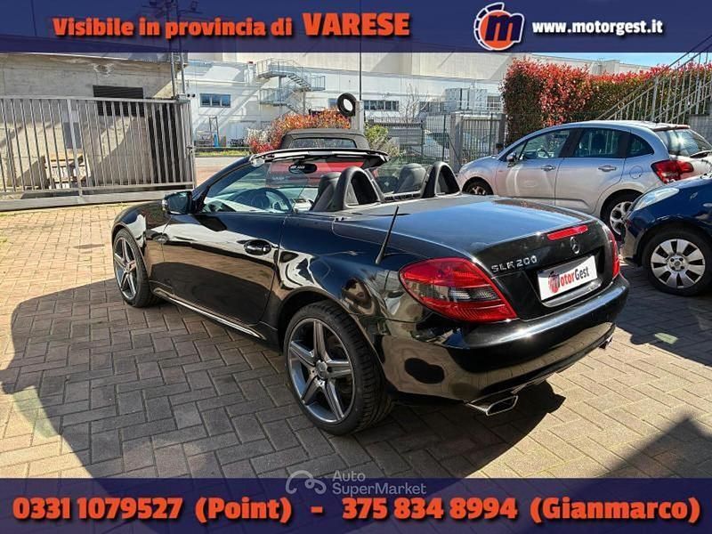 Usata Mercedes SLK200 184 CV (135 kW) 2009 Nero Cabrio