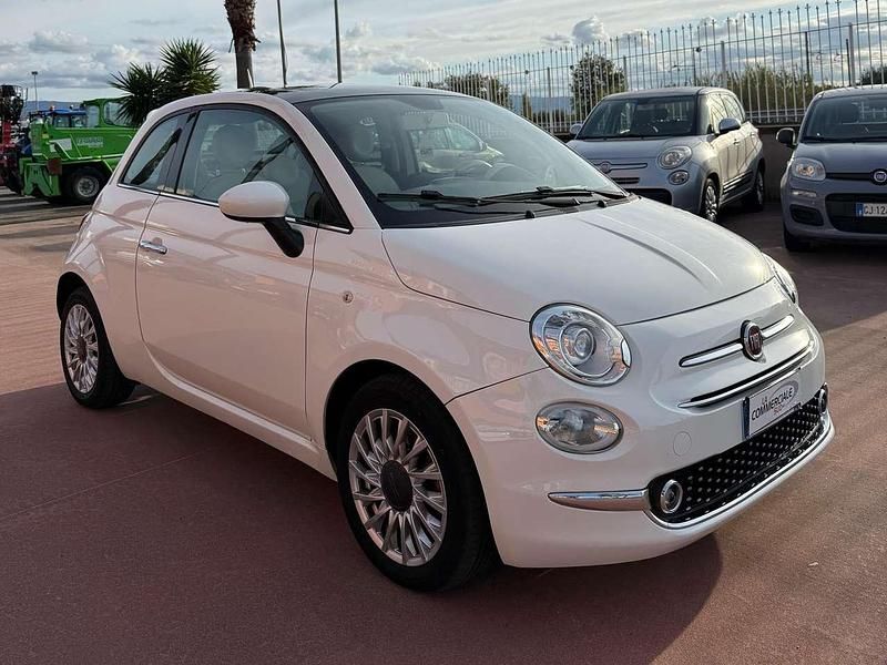 Usata Fiat 500 Lounge 95 CV (69 kW) 2016 Bianco Utilitaria