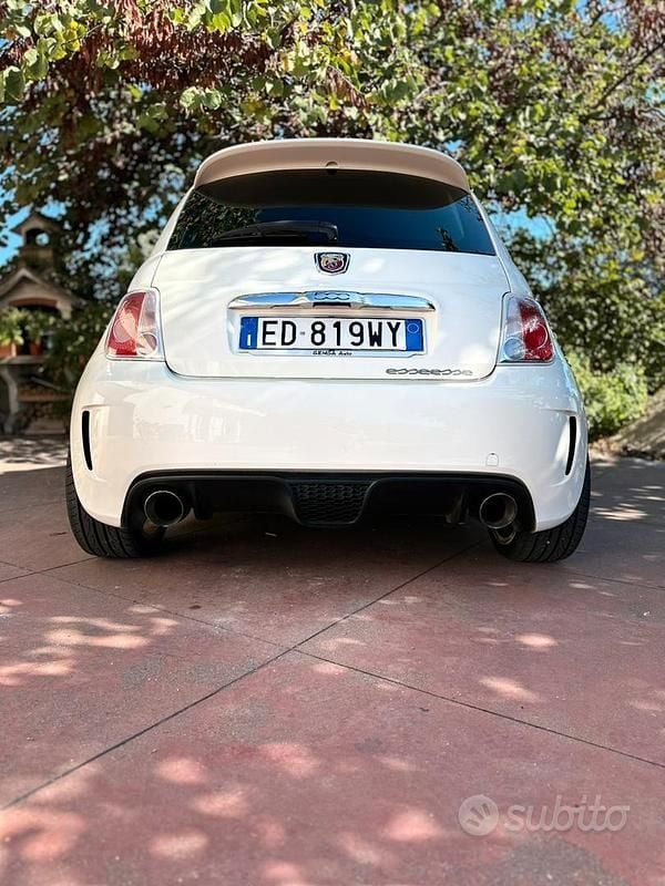 Usata Abarth 500 135 CV (99 kW) 2010 Bianco Berlina