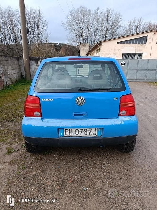 Usata VW Lupo Trendline 75 CV (55 kW) 2004 Blu Utilitaria
