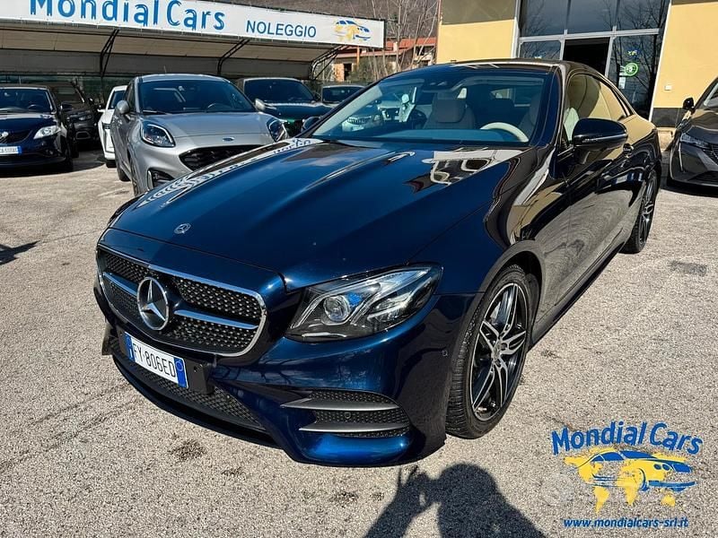 Usata Mercedes E400 Premium Plus 340 CV (250 kW) 2019 Blu Coupé