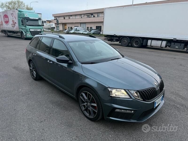Usata Skoda Octavia RS 184 CV (135 kW) 2018 Grigio Station wagon