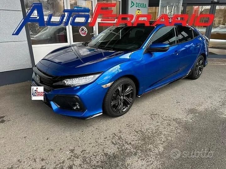Usata Honda Civic Sport Plus 182 CV (133 kW) 2018 Blu Berlina