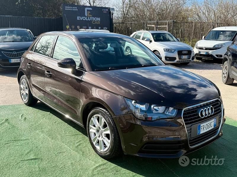 Usata Audi A1 Sportback 105 CV (77 kW) 2014 Marrone Utilitaria