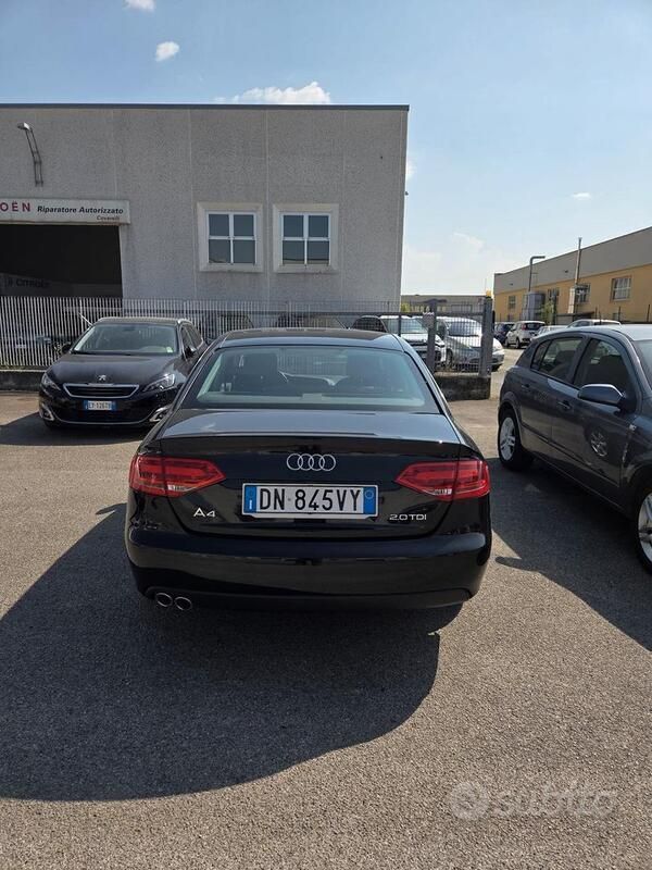 Usata Audi A4 Ambiente 143 CV (105 kW) 2008 Nero Berlina