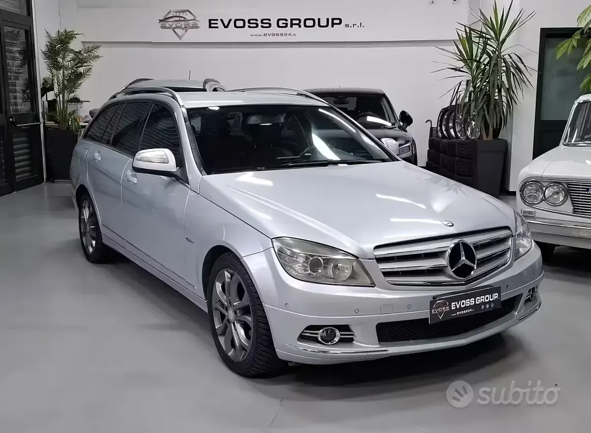 Usata Mercedes C220 Avantgarde 170 CV (125 kW) 2008 Grigio Station wagon