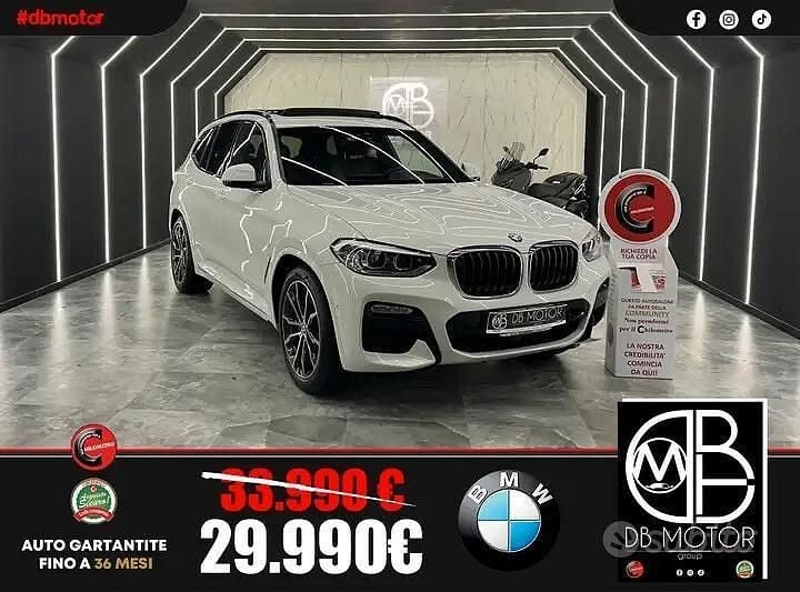 Usata BMW X3 Luxury Line 265 CV (194 kW) 2019 Bianco SUV