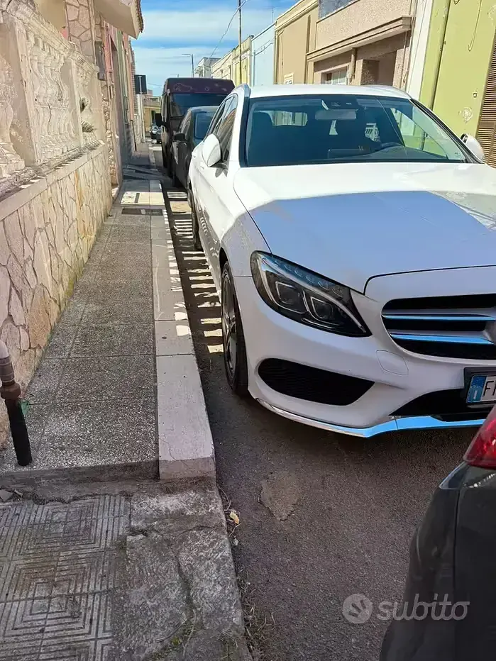 Usata Mercedes C220 170 CV (125 kW) 2017 Bianco Station wagon