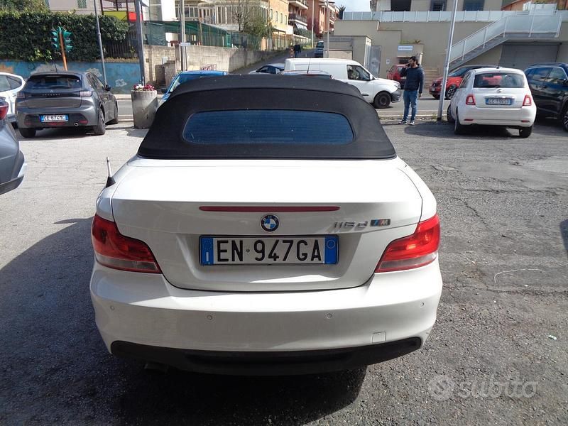 Usata BMW 118 Cabriolet 143 CV (105 kW) 2012 Bianco Cabrio