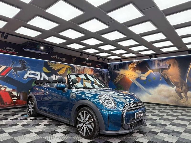 Usata Mini Cooper S Cabriolet 136 CV (100 kW) 2021 Blu/azzurro Cabrio