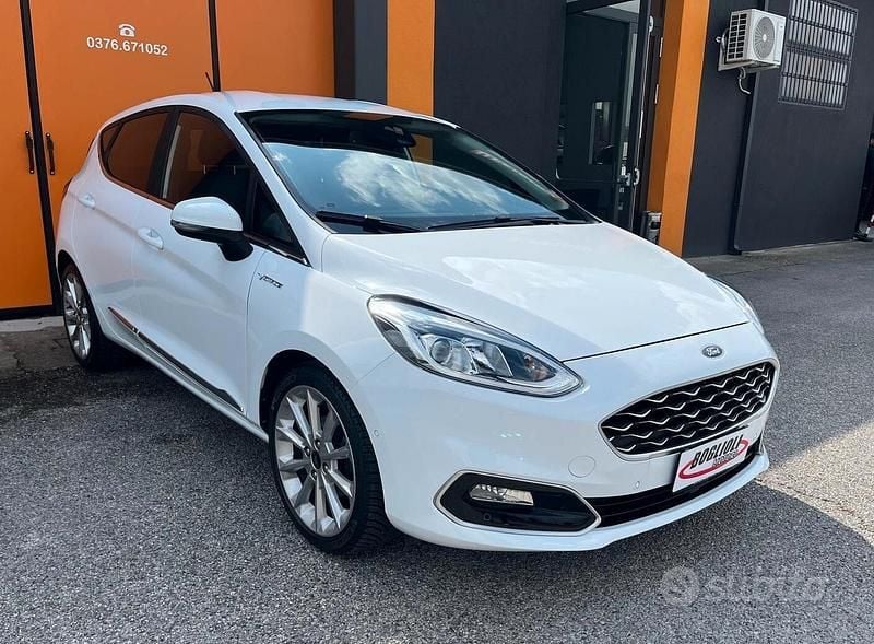Usata Ford Fiesta Vignale 100 CV (73 kW) 2020 Bianco Utilitaria