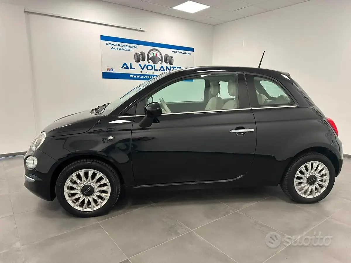 Usata Fiat 500 Lounge 69 CV (50 kW) 2017 Nero Berlina