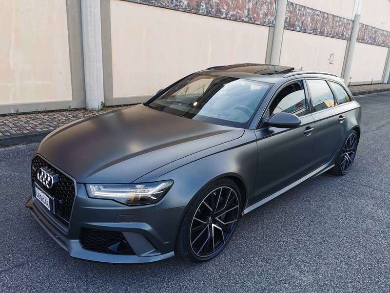 Usata Audi RS6 Performance 605 CV (444 kW) 2018 Grigio opaco originale Station wagon