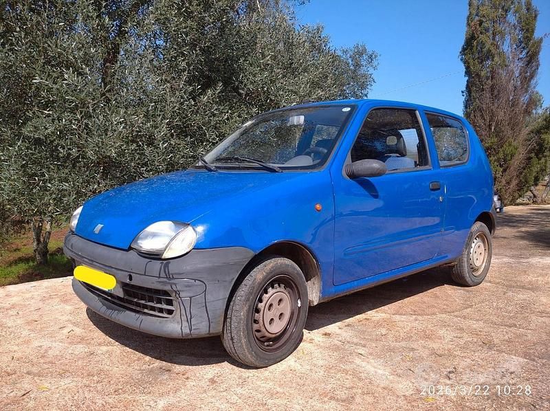 Usata Fiat Seicento 2001 Blu Utilitaria