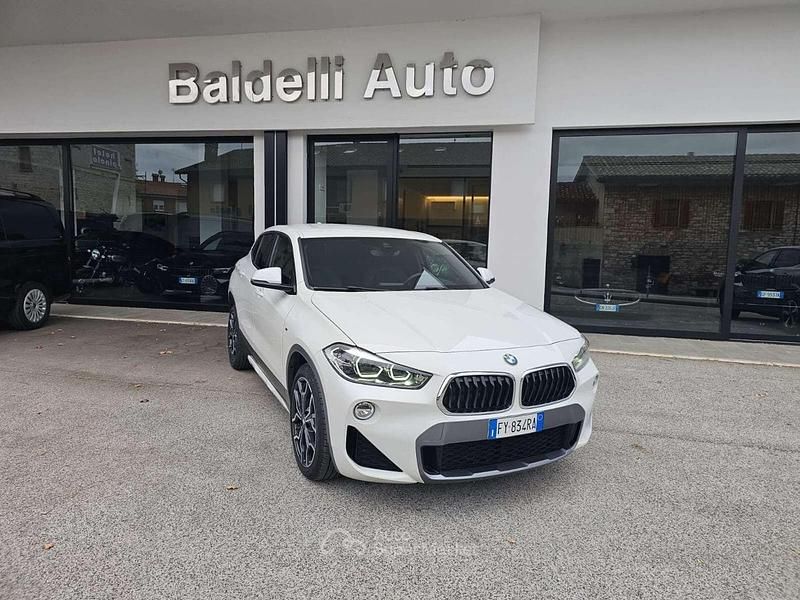 Usata BMW X2 M Sport 116 CV (85 kW) 2019 Bianco pastello SUV