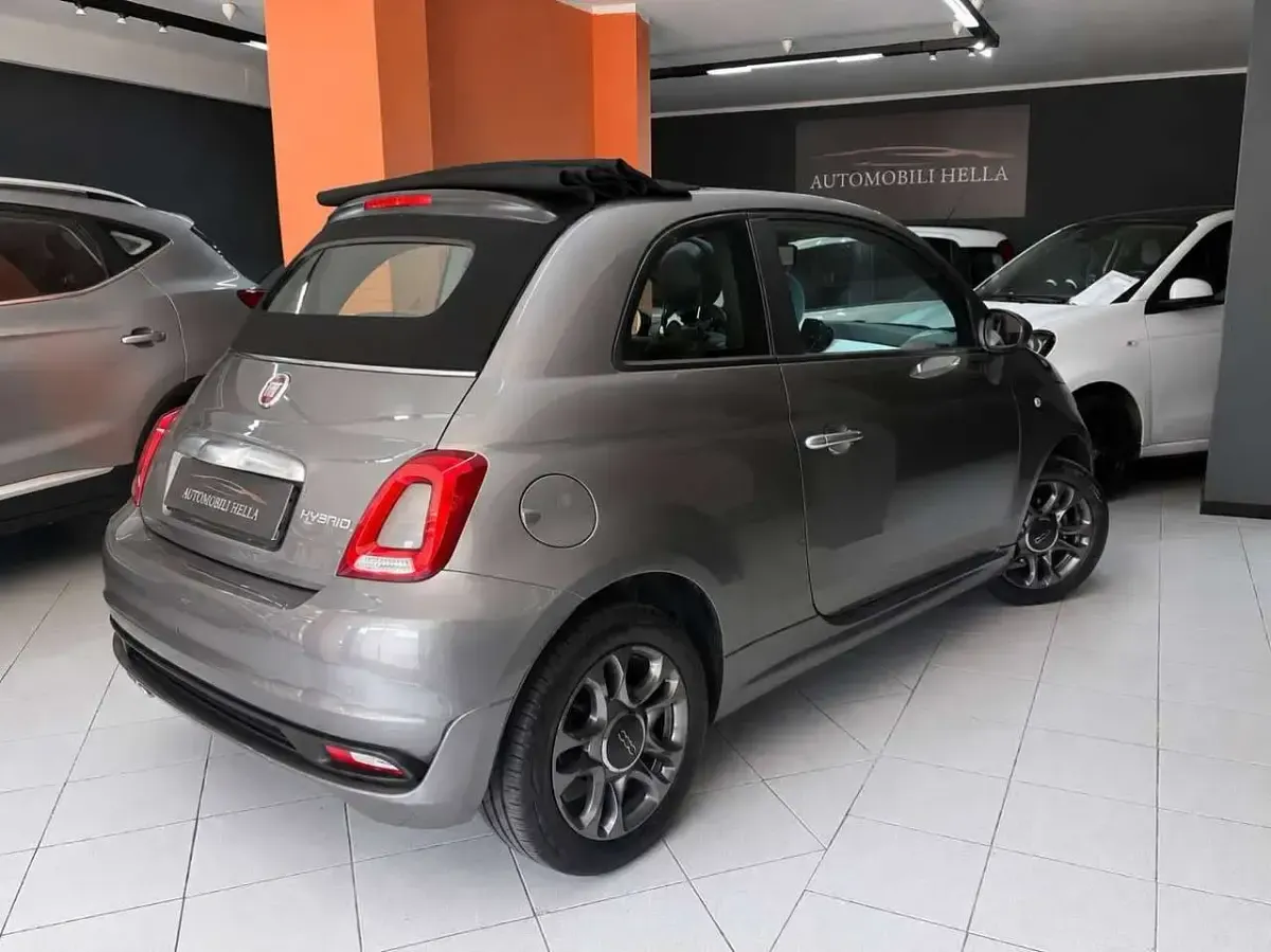 Usata Fiat 500C Connect 69 CV (50 kW) 2022 Grigio Cabrio