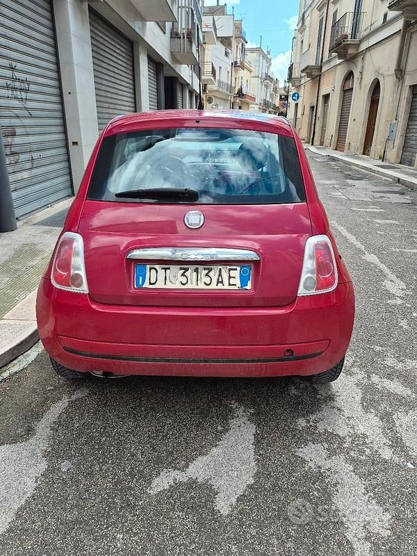 Usata Fiat 500 Pop 69 CV (50 kW) 2008 Rosso Berlina