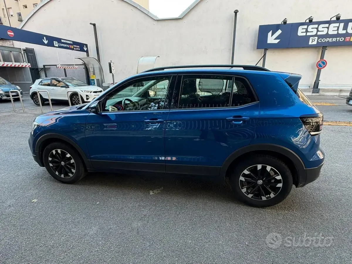 Usata VW T-Cross 95 CV (69 kW) 2020 Blu SUV