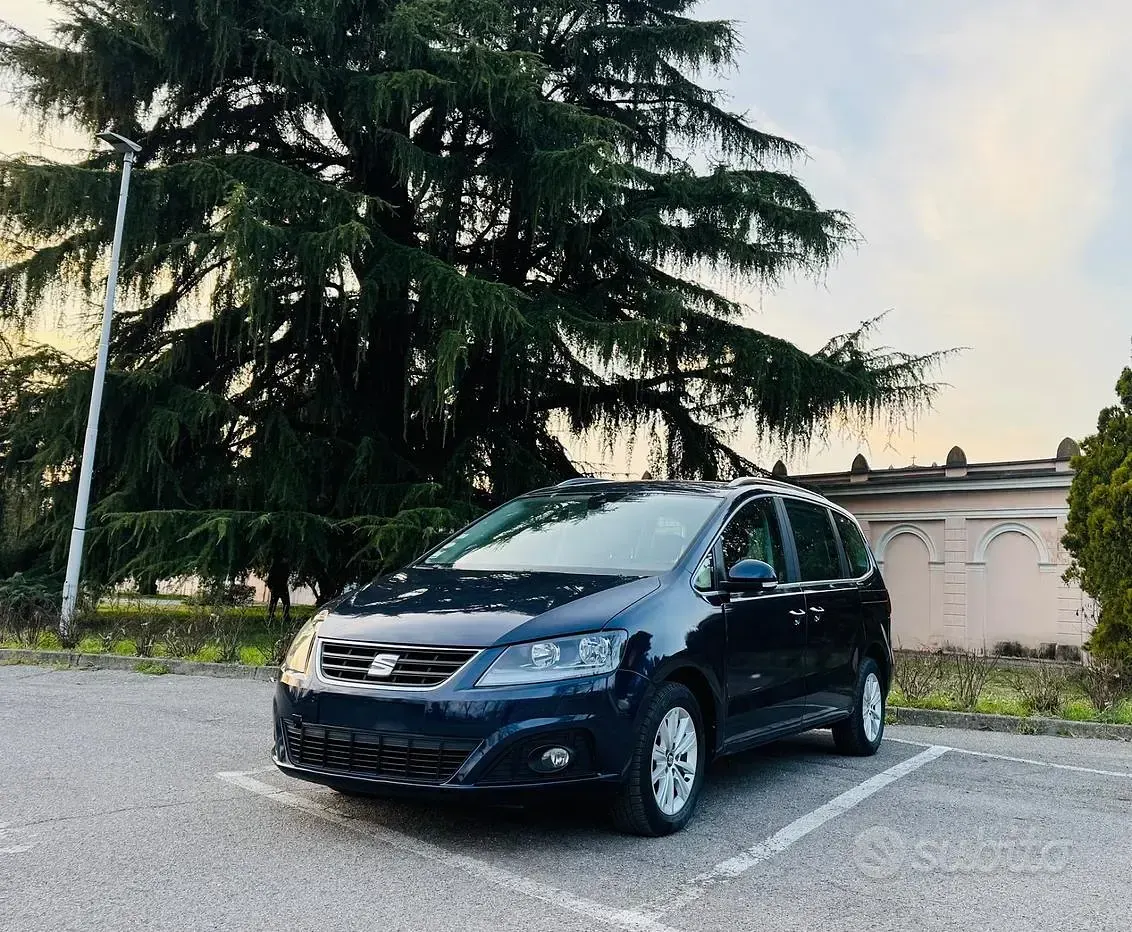 Usata Seat Alhambra Style 150 CV (110 kW) 2015 Blu Monovolume