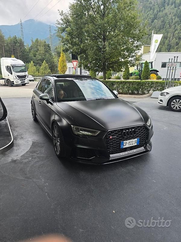 Usata Audi RS3 Sport 400 CV (294 kW) 2019 Nero Berlina