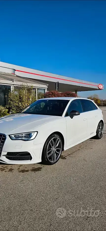 Usata Audi S3 300 CV (220 kW) 2015 Bianco Berlina