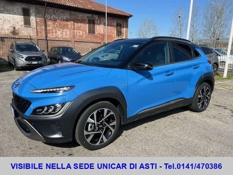 Usata Hyundai Kona 120 CV (88 kW) 2021 Surfy blue SUV