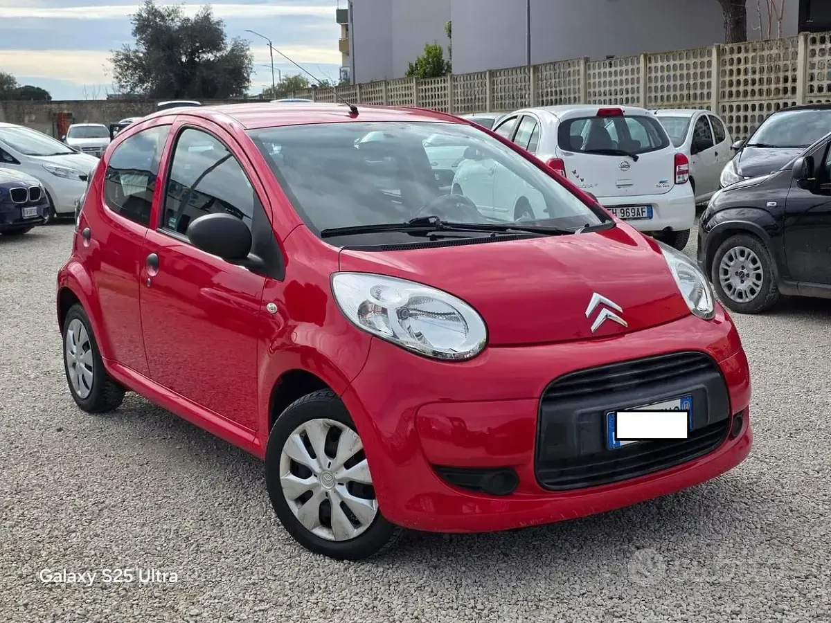 Usata Citroën C1 68 CV (50 kW) 2010 Rosso Utilitaria